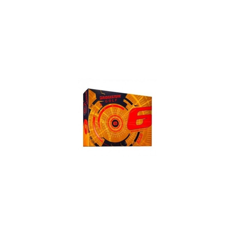 Pelotas de Golf Bridgestone Golf e6-Naranja
