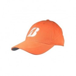 Gorra Bridgestone Golf Impermeable Naranja-Naranja