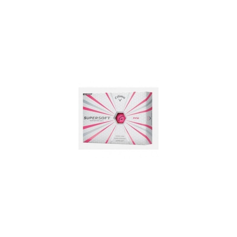 Pelota de Golf Callaway Super Soft - Pink