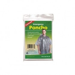 Impermeable de Emergencia con Capucha Coghlans-Transparente