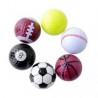 1 Juego 6pcs novedad surtido bolas de golf Deportes día de presencia de goma de regalo Miryo