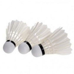 Deportes Pluma Badminton Volantes de entrenamiento Competencia estrenar 3pcs tren