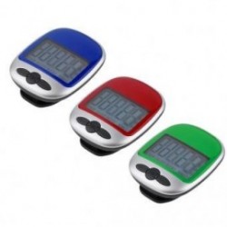 LCD saludable podómetro Monitor de Ejercicio Paso Contador Ayuda Dieta de Deportes Azul EH