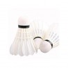 12 uds pluma de ganso Deportes Badminton Volantes de entrenamiento