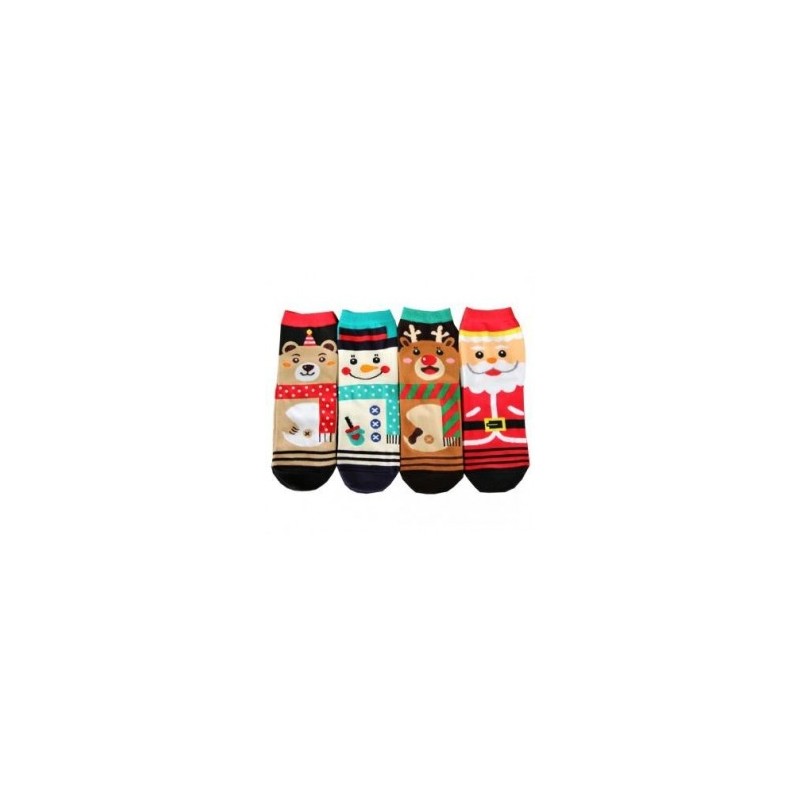 Navidad Novedad Calcetines paquete de 4 Woogoing - by-6104
