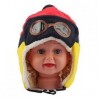 Lindo bebé de invierno para niños Niñas Niños Caliente Cap piloto aviador ganchillo Earflap Sombreros (Rojo)
