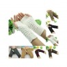 Wishmart Unisex Guantes suaves Mitones de calentador de brazo en invierno - Café