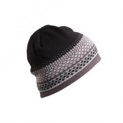 Sombreros de invierno Gorra de esquí de punto MO013-Negro