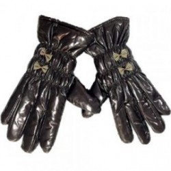 Guante Térmico Modelo Monyos Calientes y suaves con Borrega en Interna con Pretina Ajustable Delgados y muy Finos-Negro Pardo