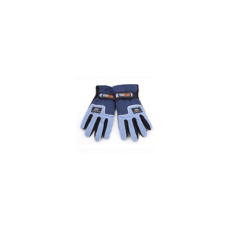 Invierno Mujeres Esquí Montar Motocicleta Guantes Snowboard caliente nueva de color azul oscuro