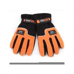 Elenxs Snowboard Cálido Invierno Mujeres Esquí Montar Motocicleta Guantes nueva naranja