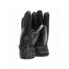 Guantes Blackmamut Mediano Suecia color liso de ViniPiel estilo brilloso Palma antiderrapante -negro