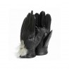 Guantes Blackmamut Mediano Canada color liso de Piel estilo mate Palma suave -negro