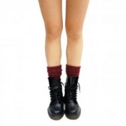 Tejidos de punto Bota Alta rodilla calcetines Woogoing - DTSY4-1412red- Rojo