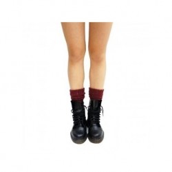 Tejidos de punto Bota Alta rodilla calcetines Woogoing - DTSY4-1412red- Rojo