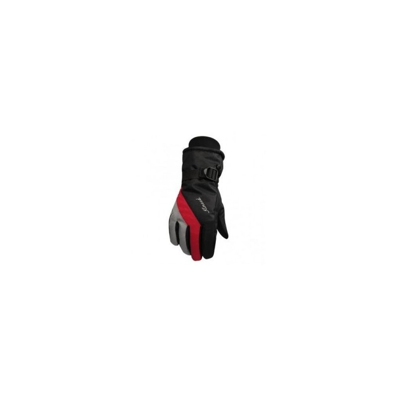 GUANTES DEPORTIVOS DE INVIERNO PARA HOMBRE MUJER NEGRO+ROJO