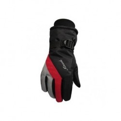 GUANTES DEPORTIVOS DE INVIERNO PARA HOMBRE MUJER NEGRO+ROJO