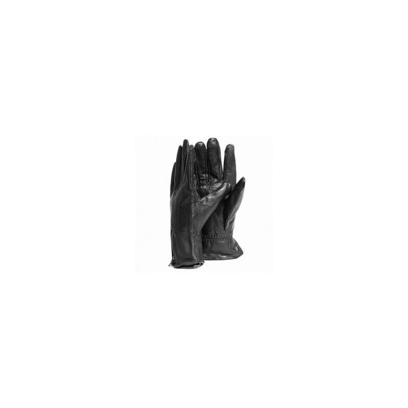 Guantes Blackmamut Mediano London color liso de Piel estilo mate Palma suave -negro