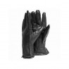 Guantes Blackmamut Mediano London color liso de Piel estilo mate Palma suave -negro