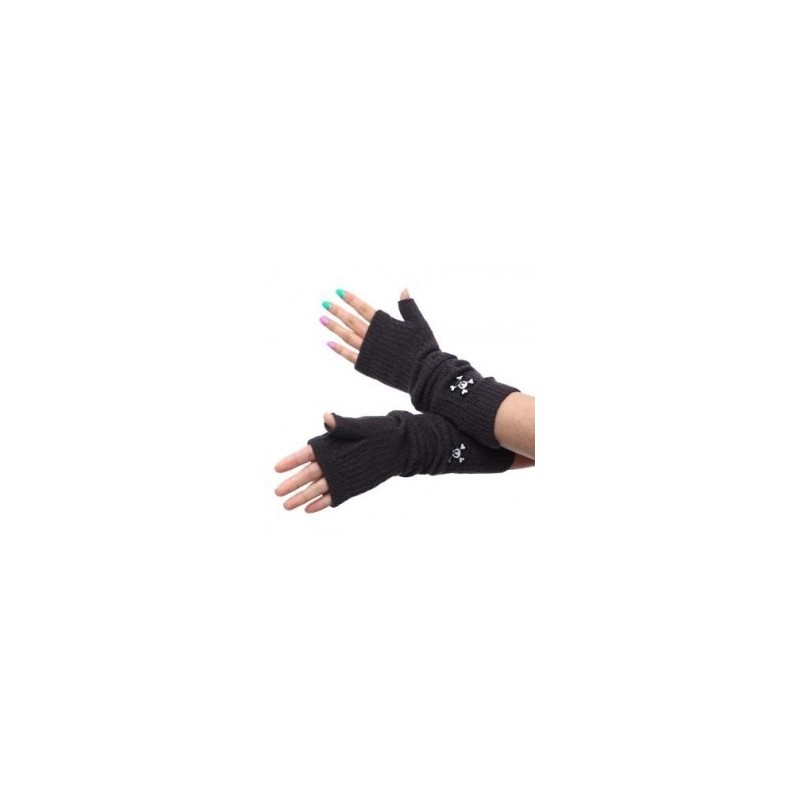 Guantes de Mujer invierno Guante de punto -Gris