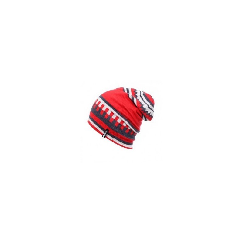 Sombreros de invierno Gorra de esquí de punto MO011-Rojo