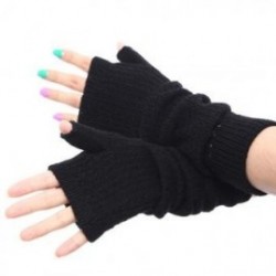 Guantes de Mujer invierno Guante de punto -Negro