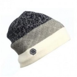 Sombreros de invierno Gorra de esquí de punto MO023-Negro
