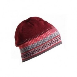 Sombreros de invierno Gorra de esquí de punto MO013-Rojo