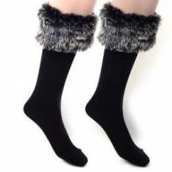 Calcetines de Japón Estilo de Invierno Calcetines nieve con pieles de arranque calcetines sintéticos