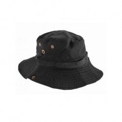 Elenxs Militar Ejército Bucket Boonie Gorra camping Pesca Senderismo nuevo negro