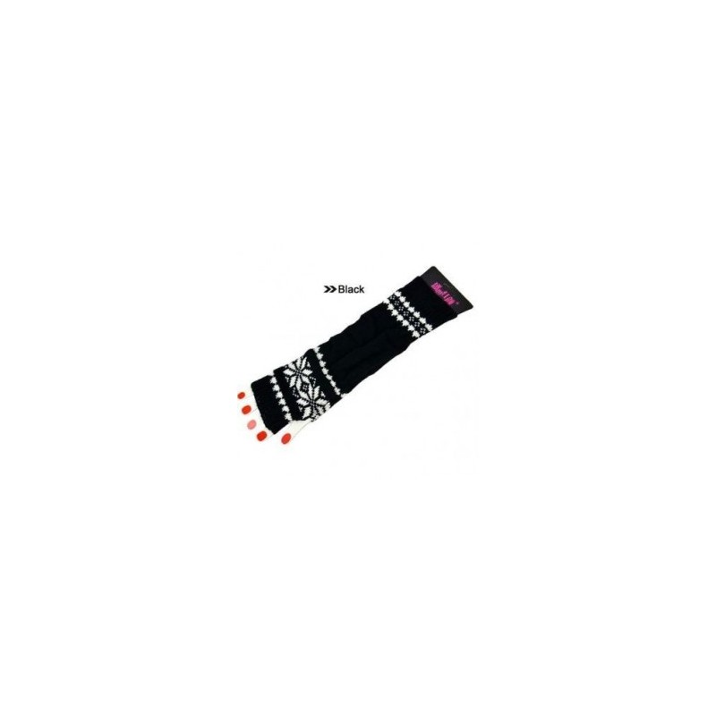Unisex de punto sin dedos Guantes de invierno Arm Mujeres Soft larga caliente manopla