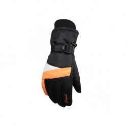 GUANTES DEPORTIVOS DE INVIERNO PARA HOMBRE MUJER BALNCO+NARANJA