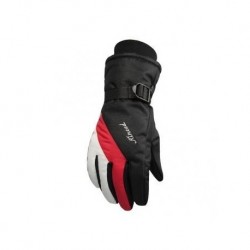 GUANTES DEPORTIVOS DE INVIERNO PARA HOMBRE MUJER BLANCO+ROJO