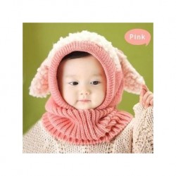 Gorro de Invierno Yucheer Tejida para Bebé-Rosado