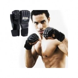1 par fresco MMA Muay tailandés Guantes de Entrenamiento Saco de Boxeo La mitad de los mitones Sparring Boxing Gym