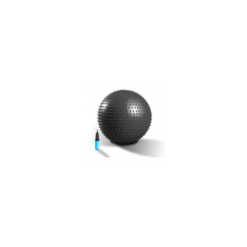 Pelota para Shiatsu, Pilates y Yoga 65 cm Body Fit-Gris