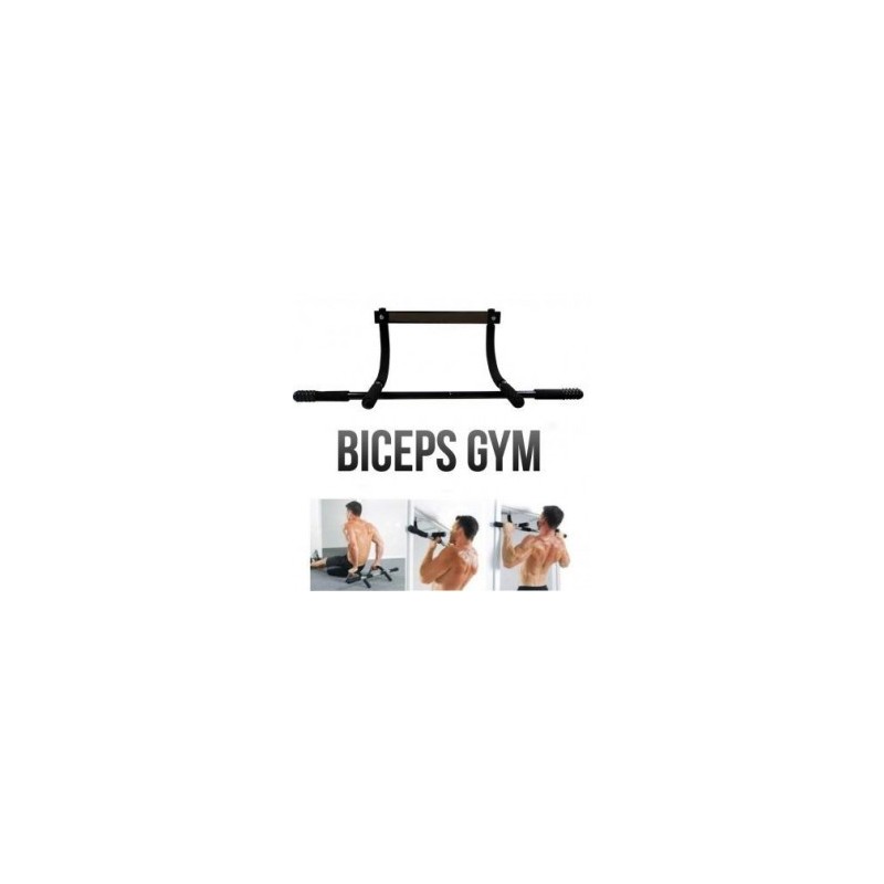 Iron Gym Barra Multifuncional Biceps Gym - Negro