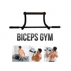 Iron Gym Barra Multifuncional Biceps Gym - Negro