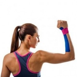 Cintas Kinesiologicas Tape Neuromuscular 5m Crossfit Negra