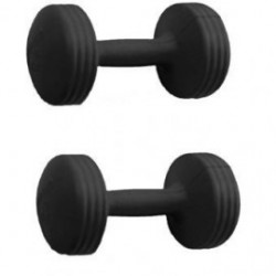 Set de Mancuernas de 1 Kg c/u Energym-Negro