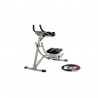Ab Coaster Flex Ajustable y Plegable Ejercitador Abdominales Multigimnasio Gym CF212-Gris