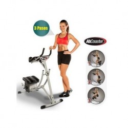 AbCoaster Flex El Modelo De 2014, Ajustable, Y Plegable Ejercitador Abdominales- Gris