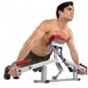 Ejercitador Push Steel Brazo Pecho Abdomen 3 Bandas De Resistencia PUSH-01 Plegable -Rojo