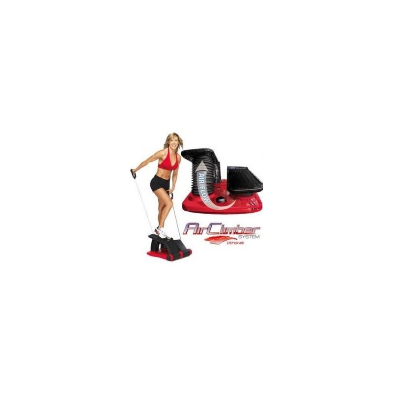 Airclimber Eliptica Con Contador Digital - Escaladora Air AIRCLIMBER-Rojo