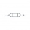 Barra para Triceps de 18 p. Energym-Plata