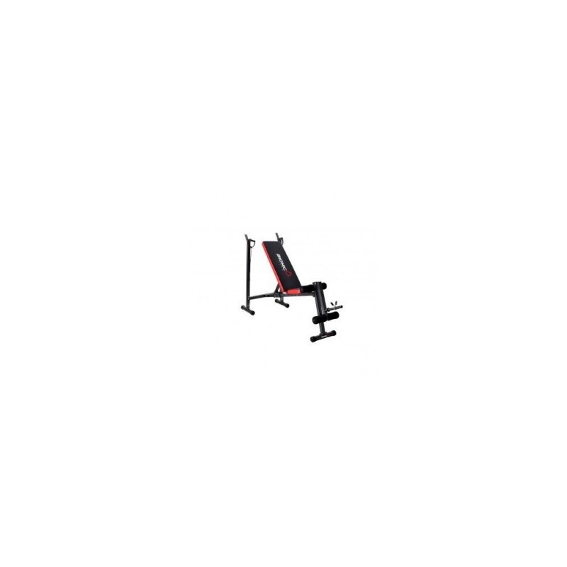 Banco para Pesas con Ligas Bionic-Negro con Rojo