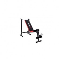 Banco para Pesas con Ligas Bionic-Negro con Rojo