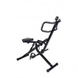 Fitness Crunch Total Maquina Ejercitadora con Niveles Resistencia Tonifica Abdomen Cuerpo - Gris
