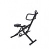 Fitness Crunch Total Maquina Ejercitadora con Niveles Resistencia Tonifica Abdomen Cuerpo - Gris