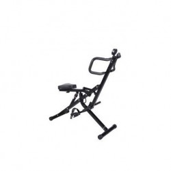 Fitness Crunch Total Maquina Ejercitadora con Niveles Resistencia Tonifica Abdomen Cuerpo - Gris